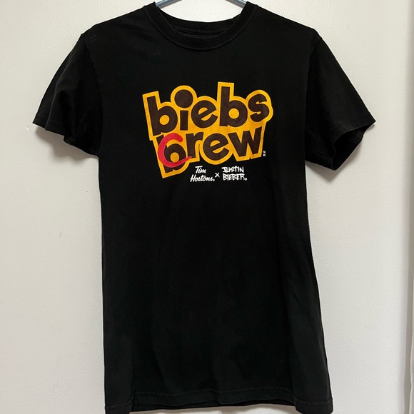 tim hortons x justin bieber biebs brew crew tshirt - Picture 5 of 6